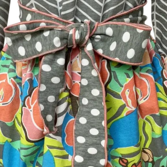 Herringbone Floral Dress & Leggings Outfit - Picture 6 of 11